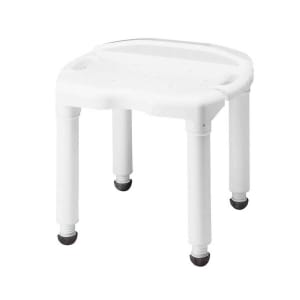 Compass Health Brands CarexÂ® Universal Bath Seat without Back, White, 400-lb Capacity